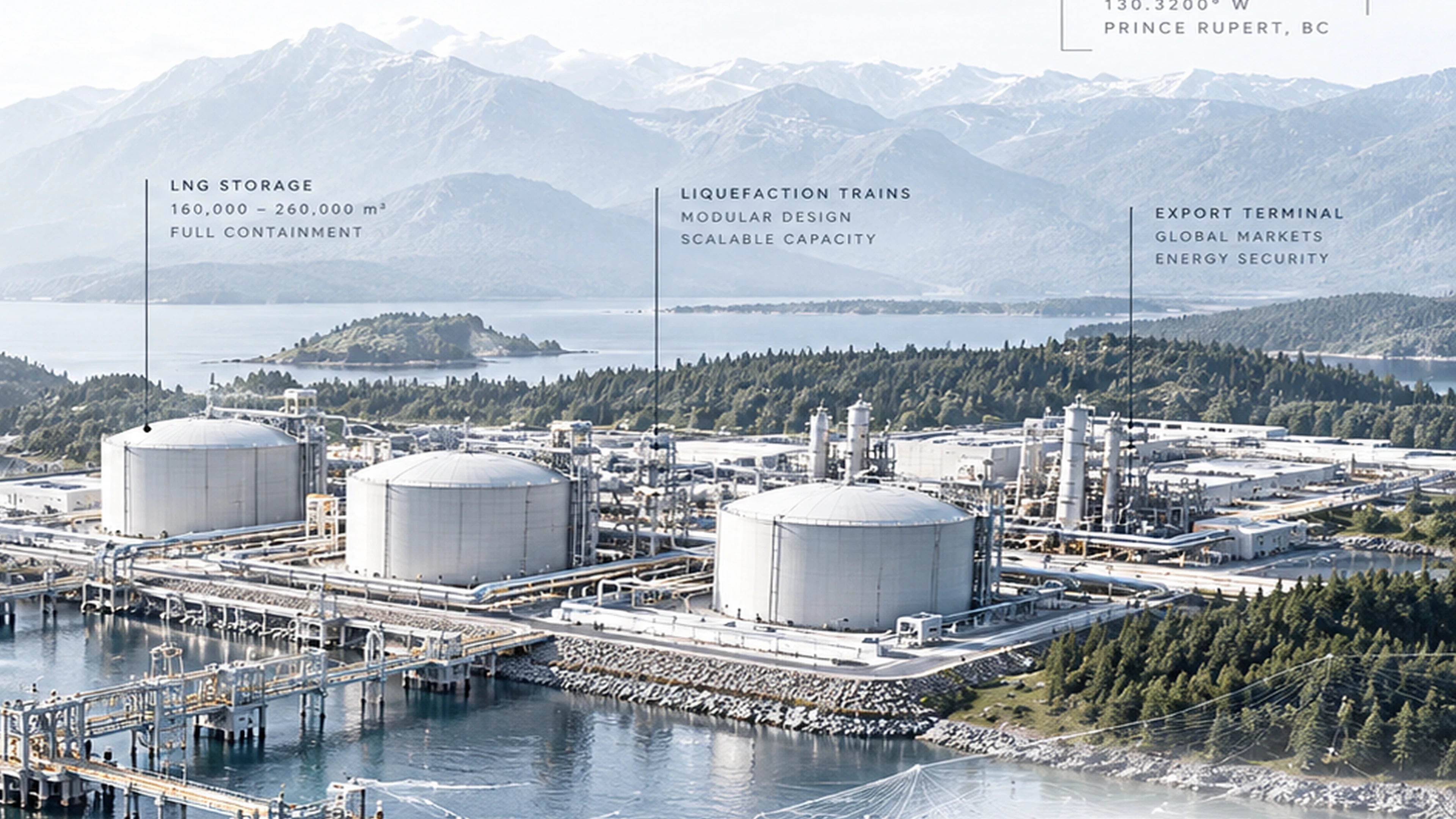 LNG & Industrial engineering visualization